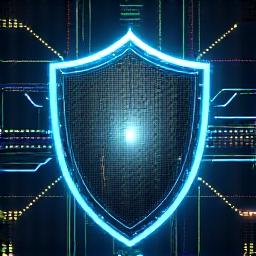 A digital shield being constructed.