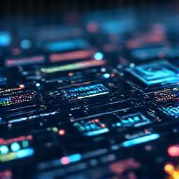 A dashboard with graphs and alerts.