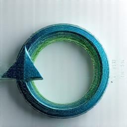 An arrow circling back, symbolizing continuous improvement.