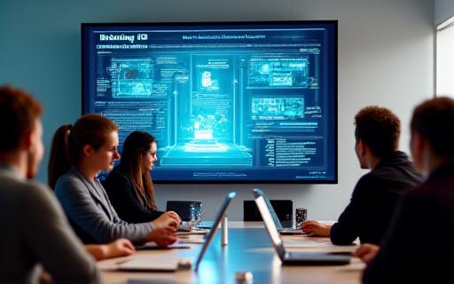 A group of people in a training session.